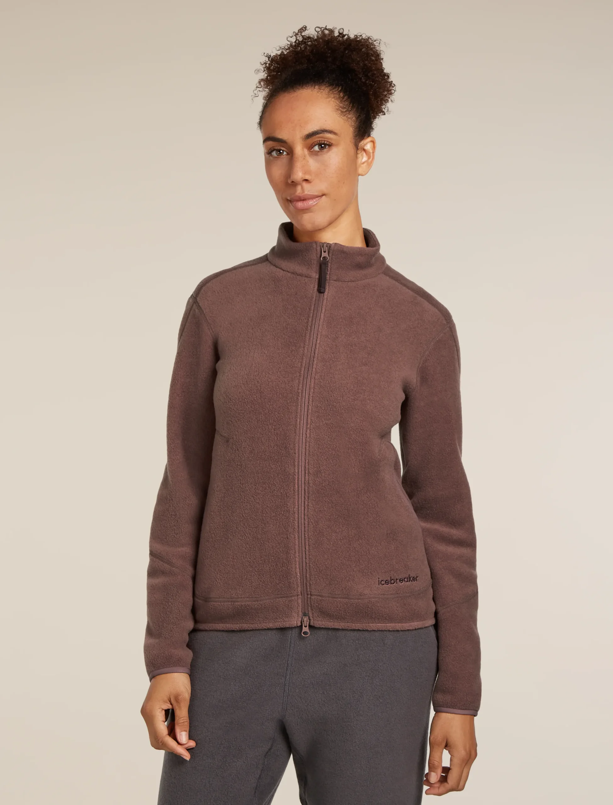 800 Classic Pile Jacke mit Reißverschluss