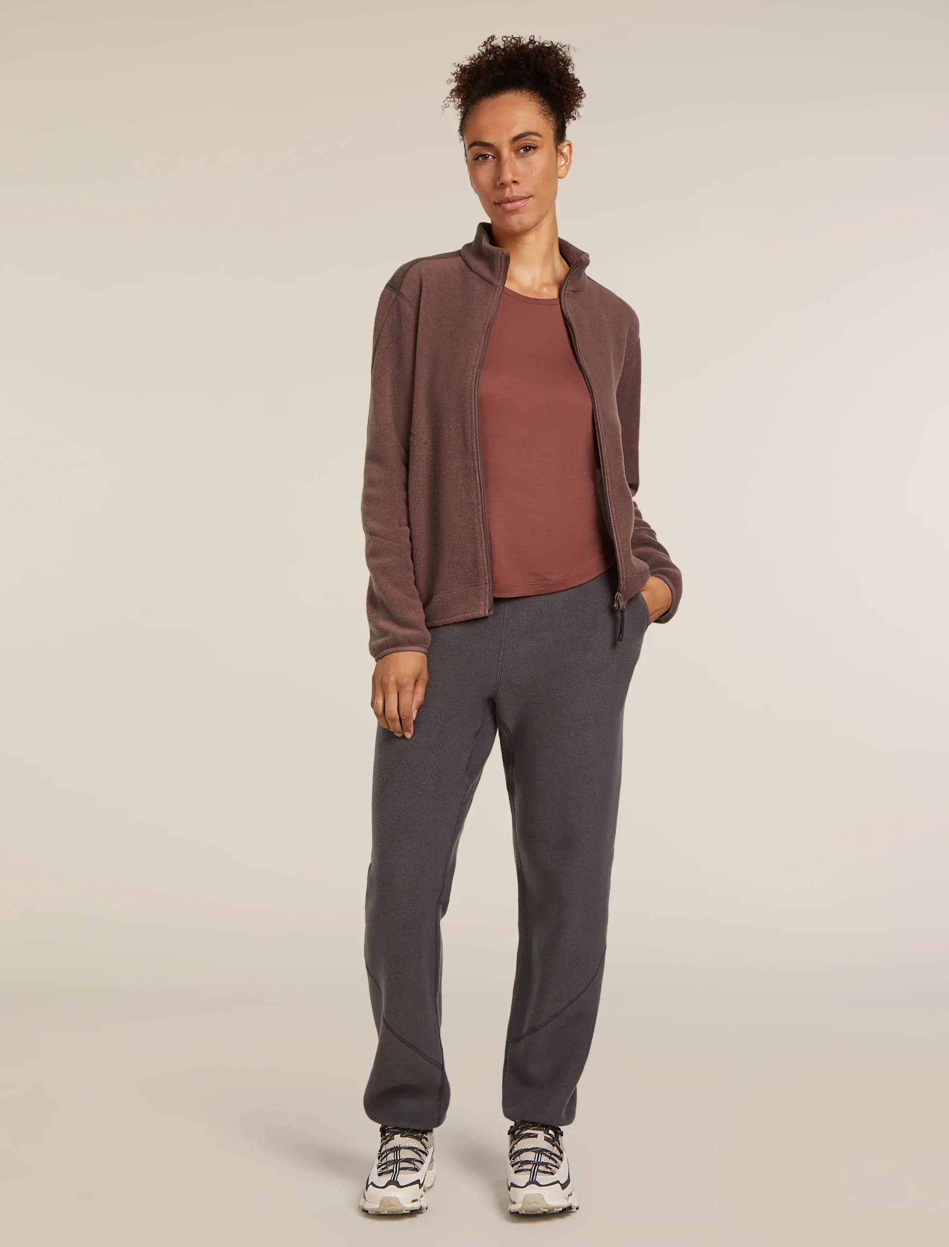 800 Classic Pile Jacke mit Reißverschluss