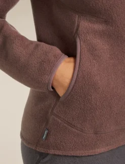 800 Classic Pile Jacke mit Reißverschluss