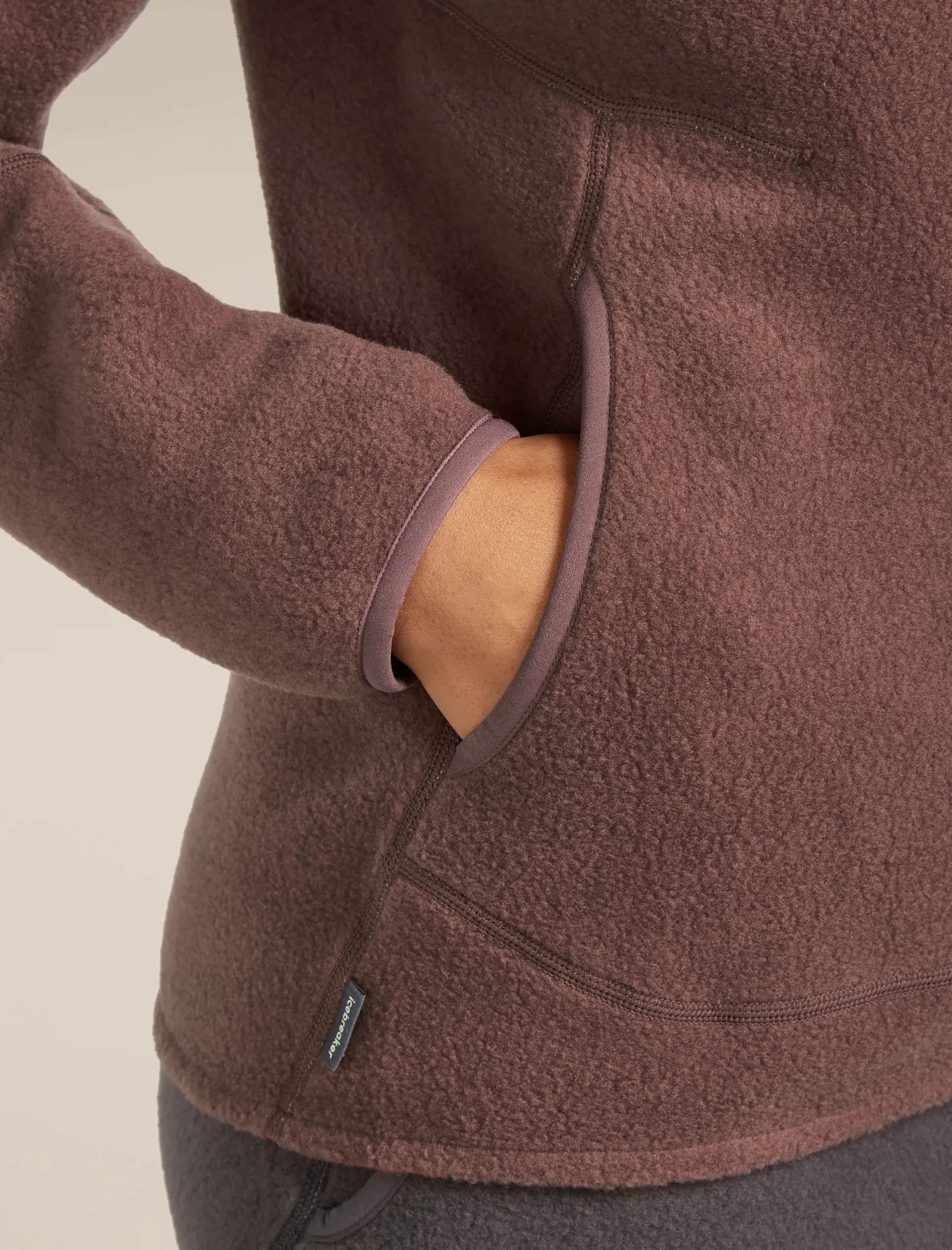 800 Classic Pile Jacke mit Reißverschluss