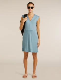 200 Granary Kleid mit V-Ausschnitt