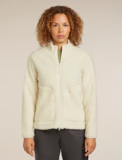 960 High Pile Jacke mit Reißverschluss