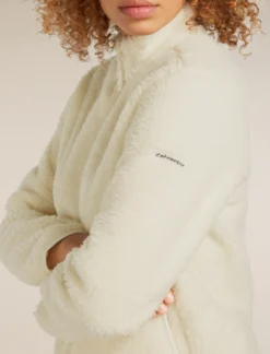 960 High Pile Jacke mit Reißverschluss