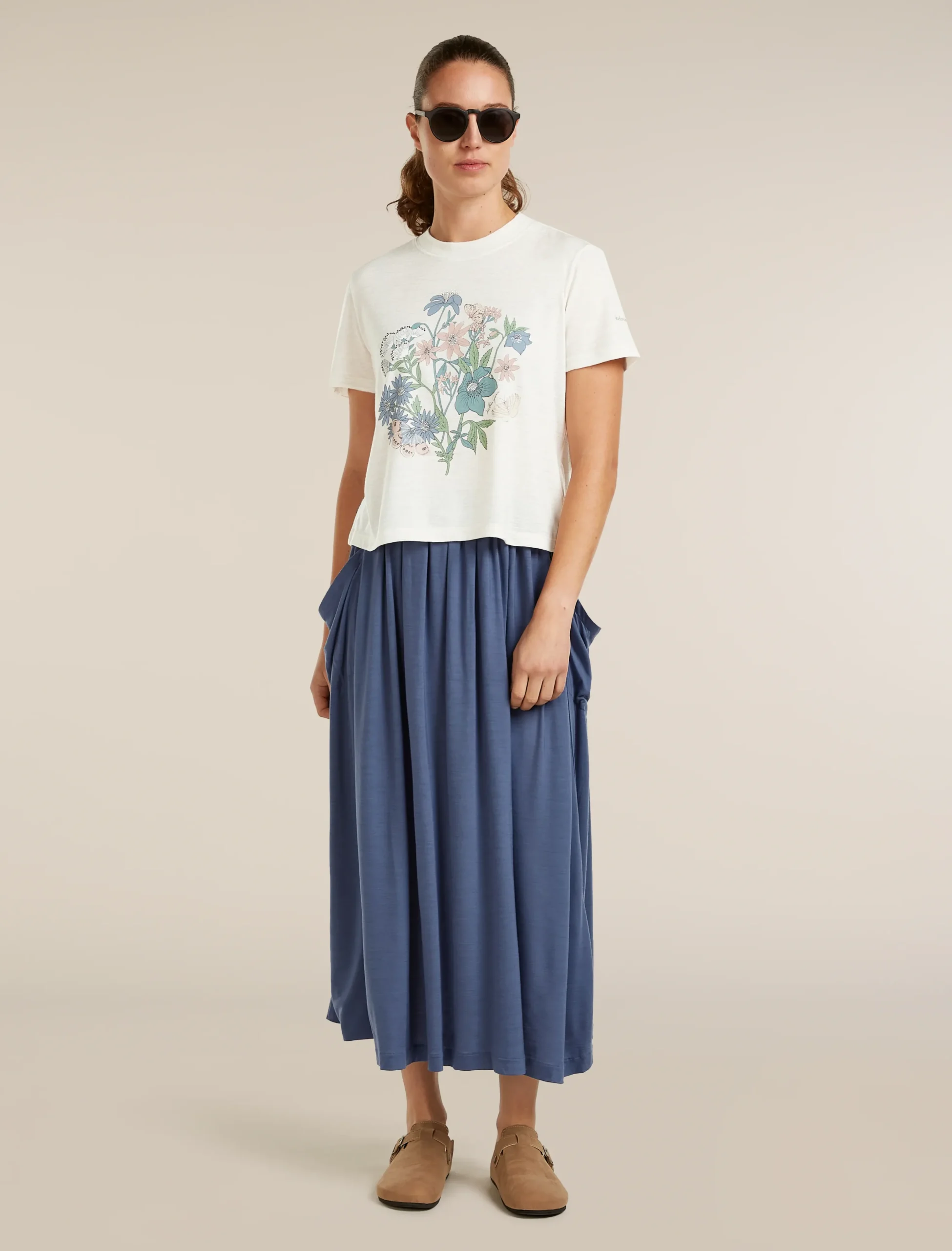 150 Tech Lite Crop T-Shirt Nz Flora