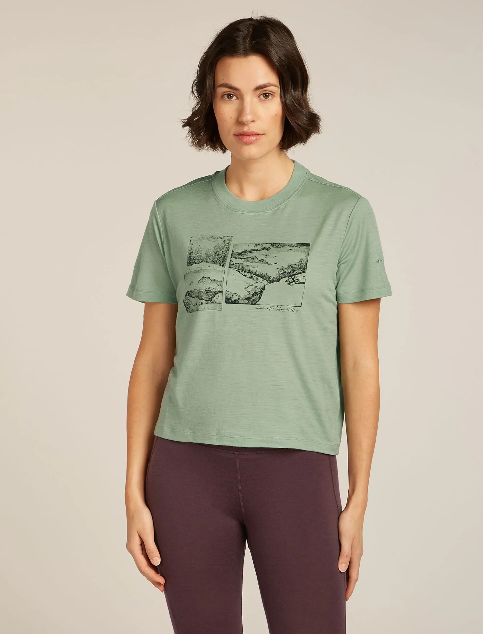 150 Tech Lite Crop T-Shirt The Climb