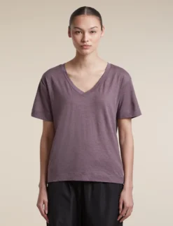 150 Tech Lite Relaxed T-Shirt mit V-Ausschnitt