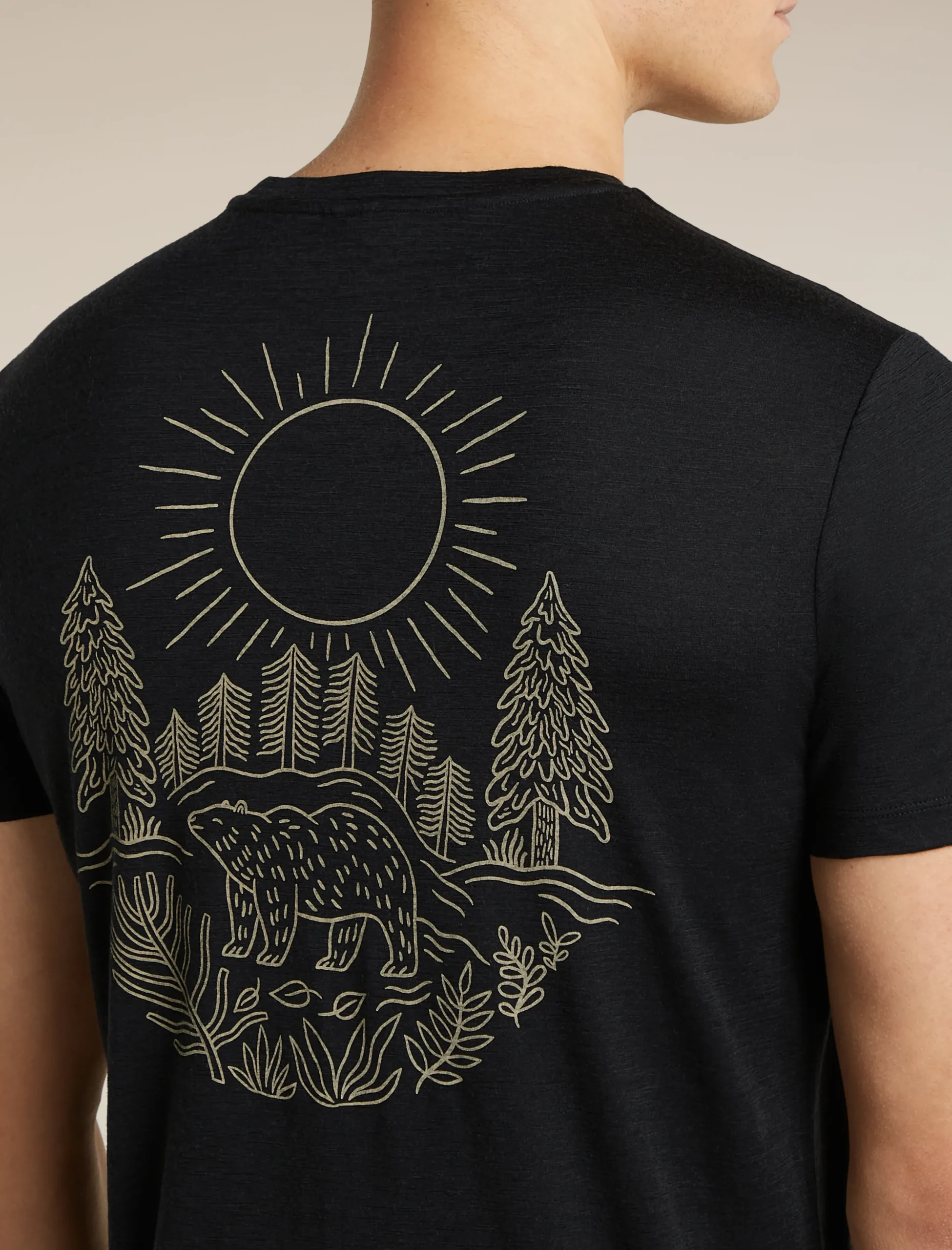 150 Tech Lite T-Shirt Forest Footsteps