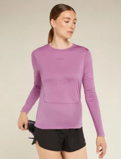 125 ZoneKnit™ Merino Blend Energy Wind Langarmshirt Damen
