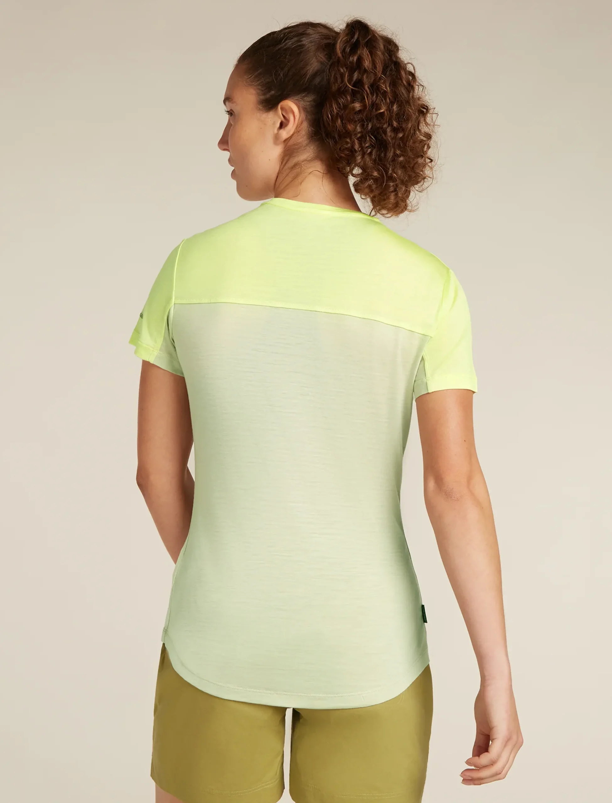 125 Cool-Lite™ Merino Blend Sphere T-Shirt Colour Block Damen