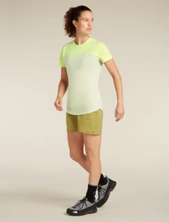125 Cool-Lite™ Merino Blend Sphere T-Shirt Colour Block Damen