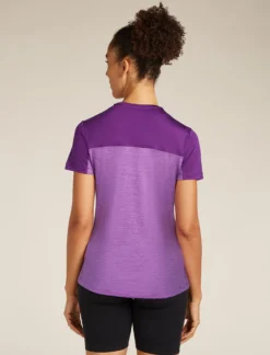 125 Cool-Lite™ Merino Blend Sphere T-Shirt Colour Block Damen