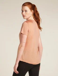 125 Cool-Lite™ Merino Blend Sphere T-Shirt mit U-Ausschnitt Damen