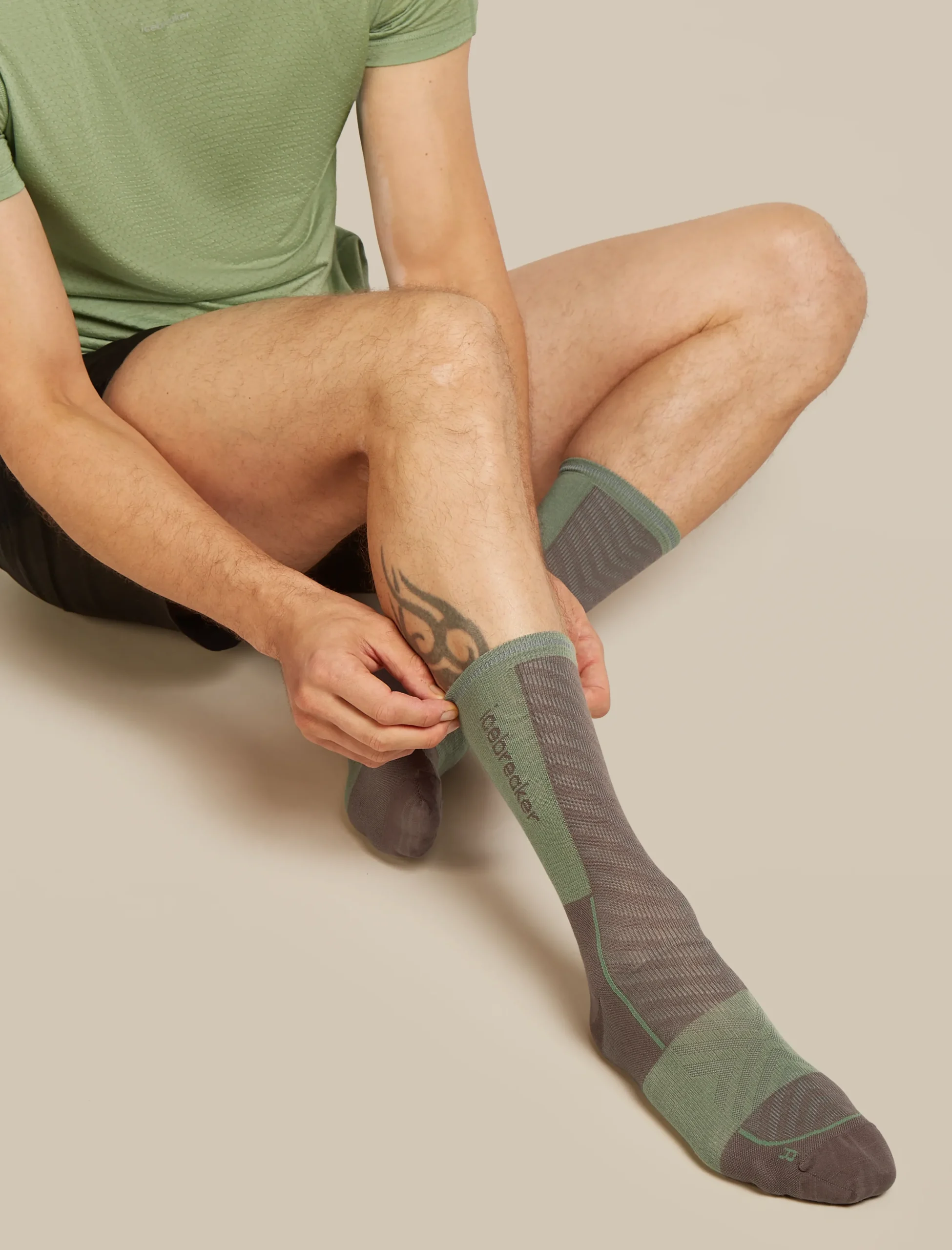 Men Run+ Crew-Socken