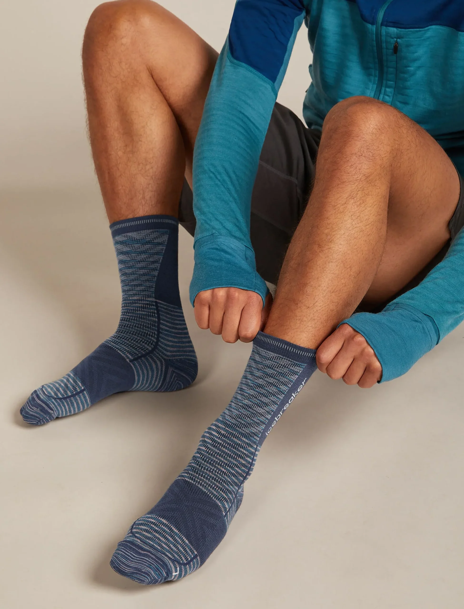 Men Run+ Crew-Socken Fusion Dye