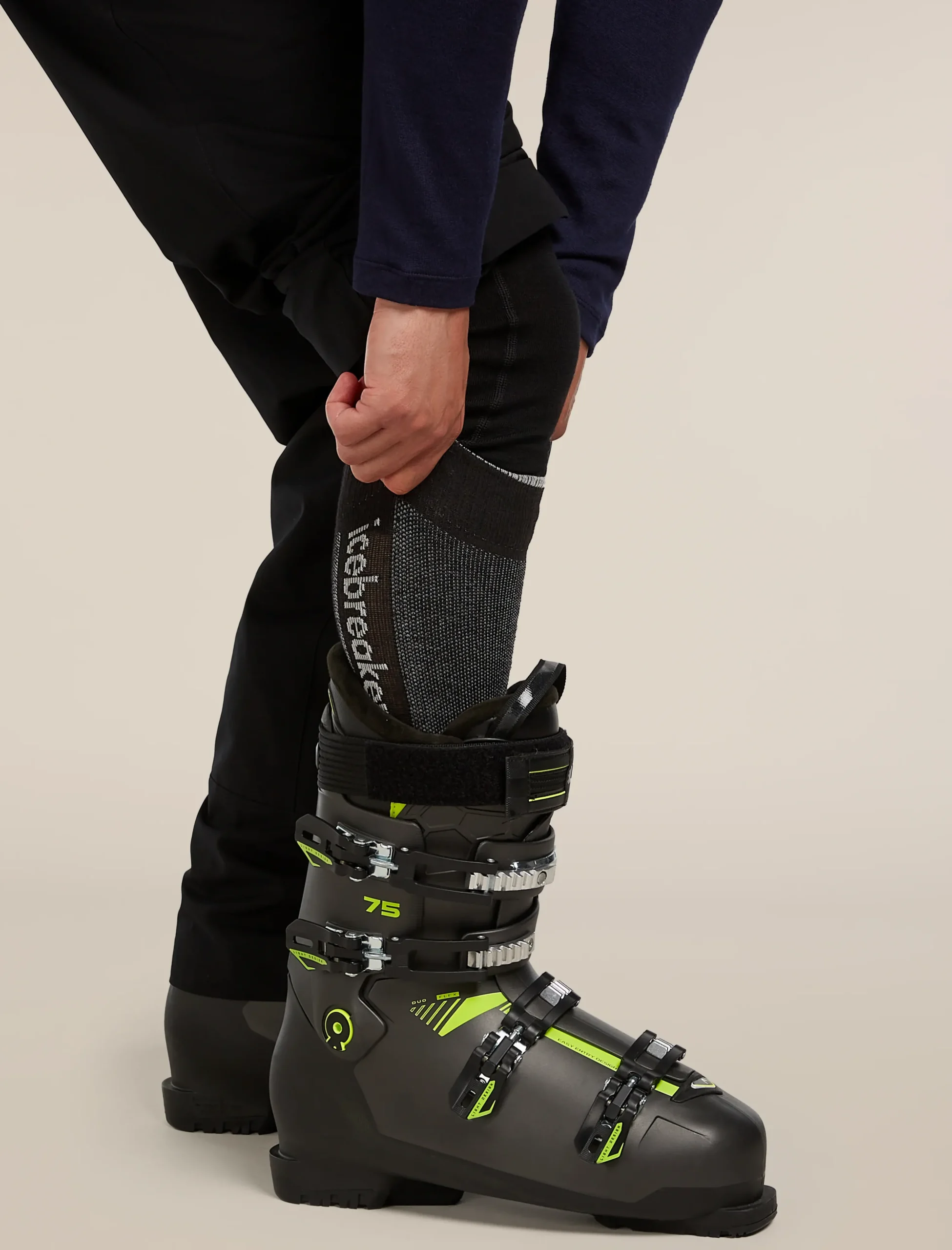 Men Ski+ Kniehohe Socken