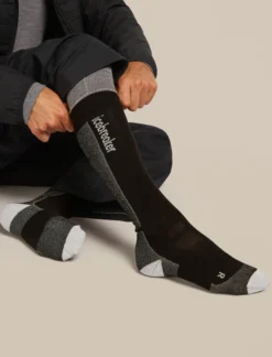 Men Ski+ Kniehohe Socken