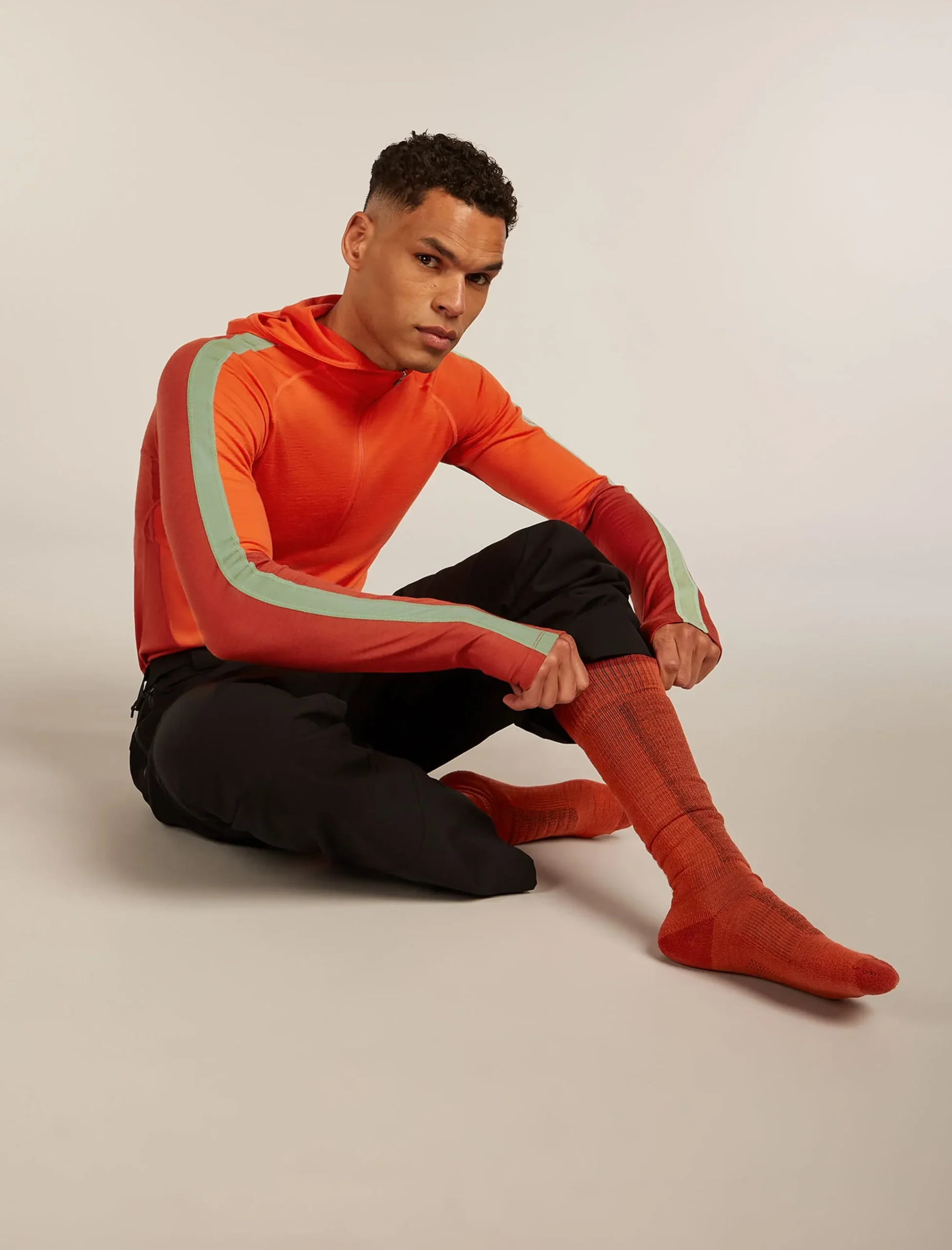 Men Ski+ Kniehohe Socken