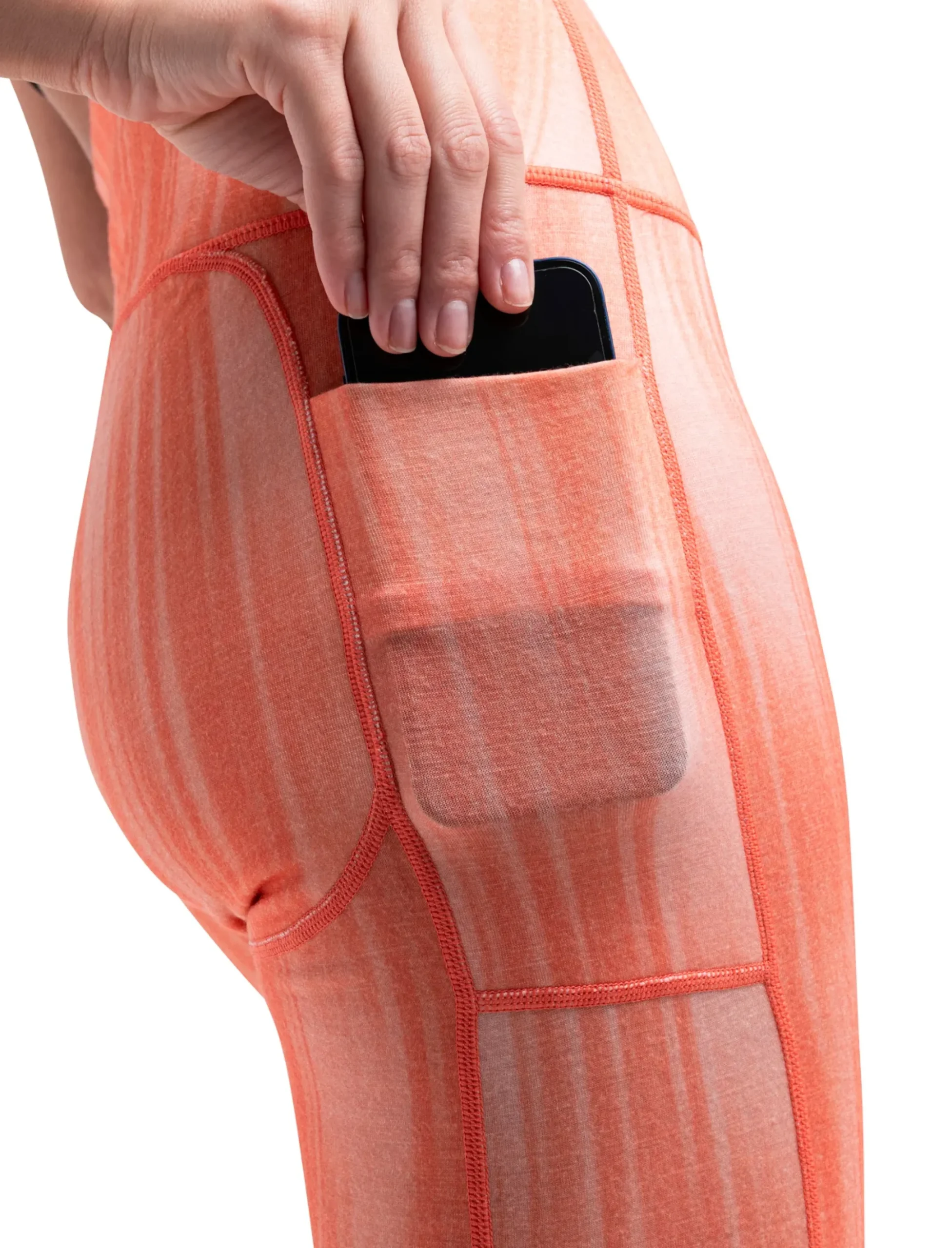 Merino 260 Fastray II 25" High Rise Tights Light Reflections Damen