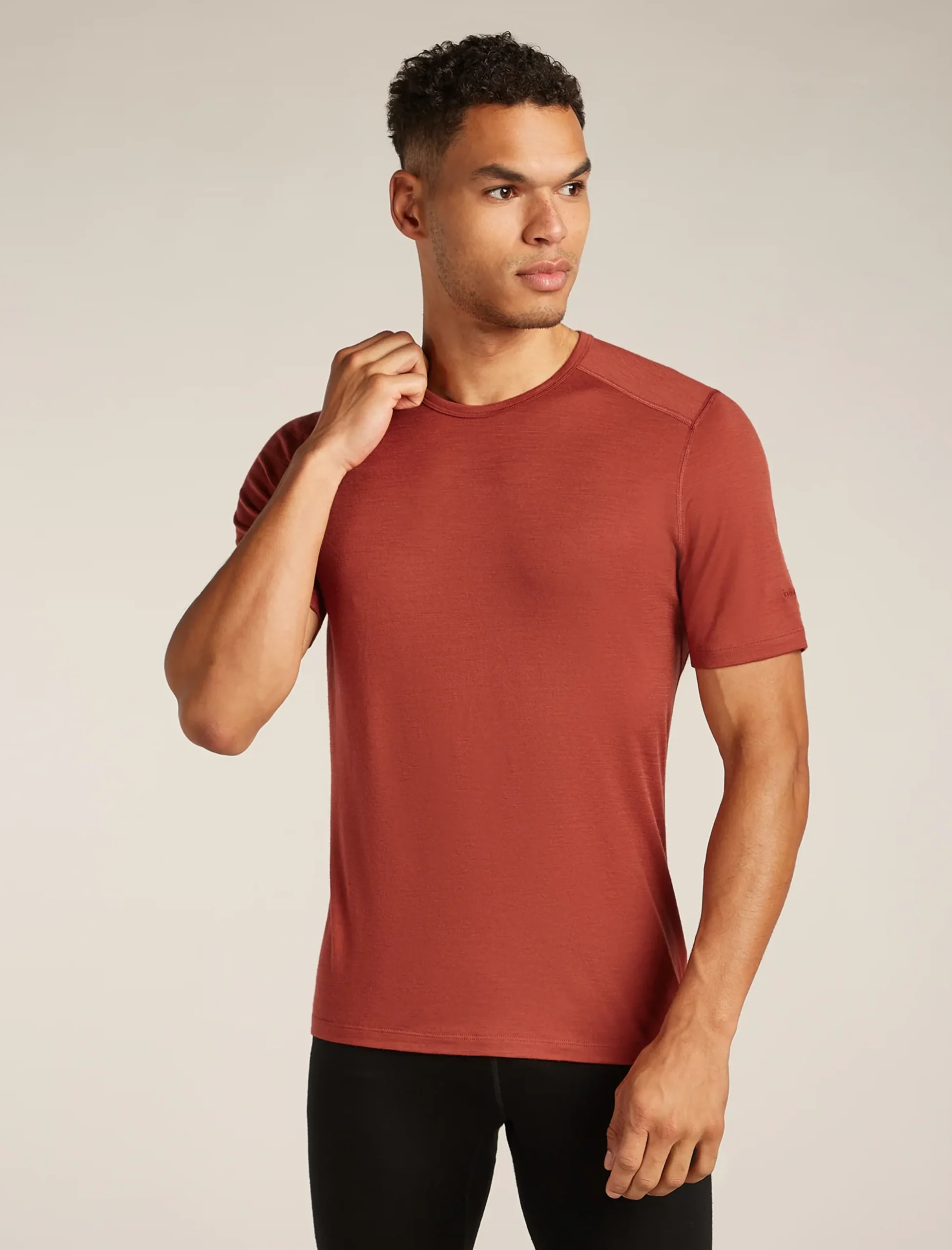 Merino 200 Oasis Thermo-Kurzarmshirt mit Rundhalsausschnitt Herren