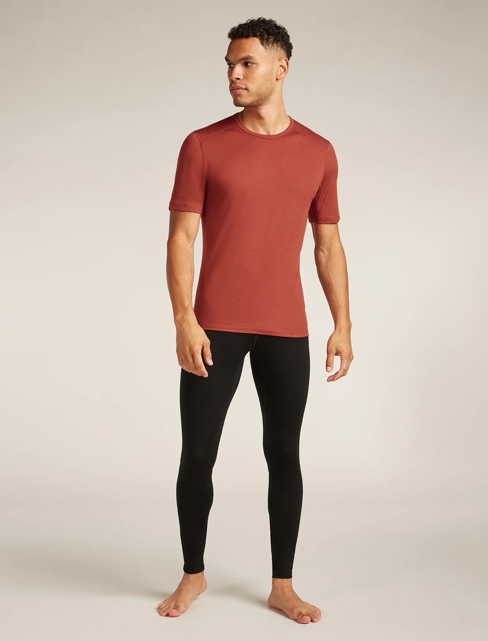 Merino 200 Oasis Thermo-Kurzarmshirt mit Rundhalsausschnitt Herren