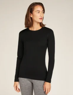 Merino 200 Oasis Thermo-Langarmshirt mit Rundhalsausschnitt Damen