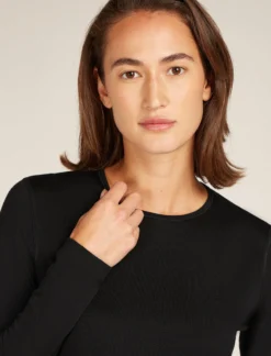 Merino 200 Oasis Thermo-Langarmshirt mit Rundhalsausschnitt Damen