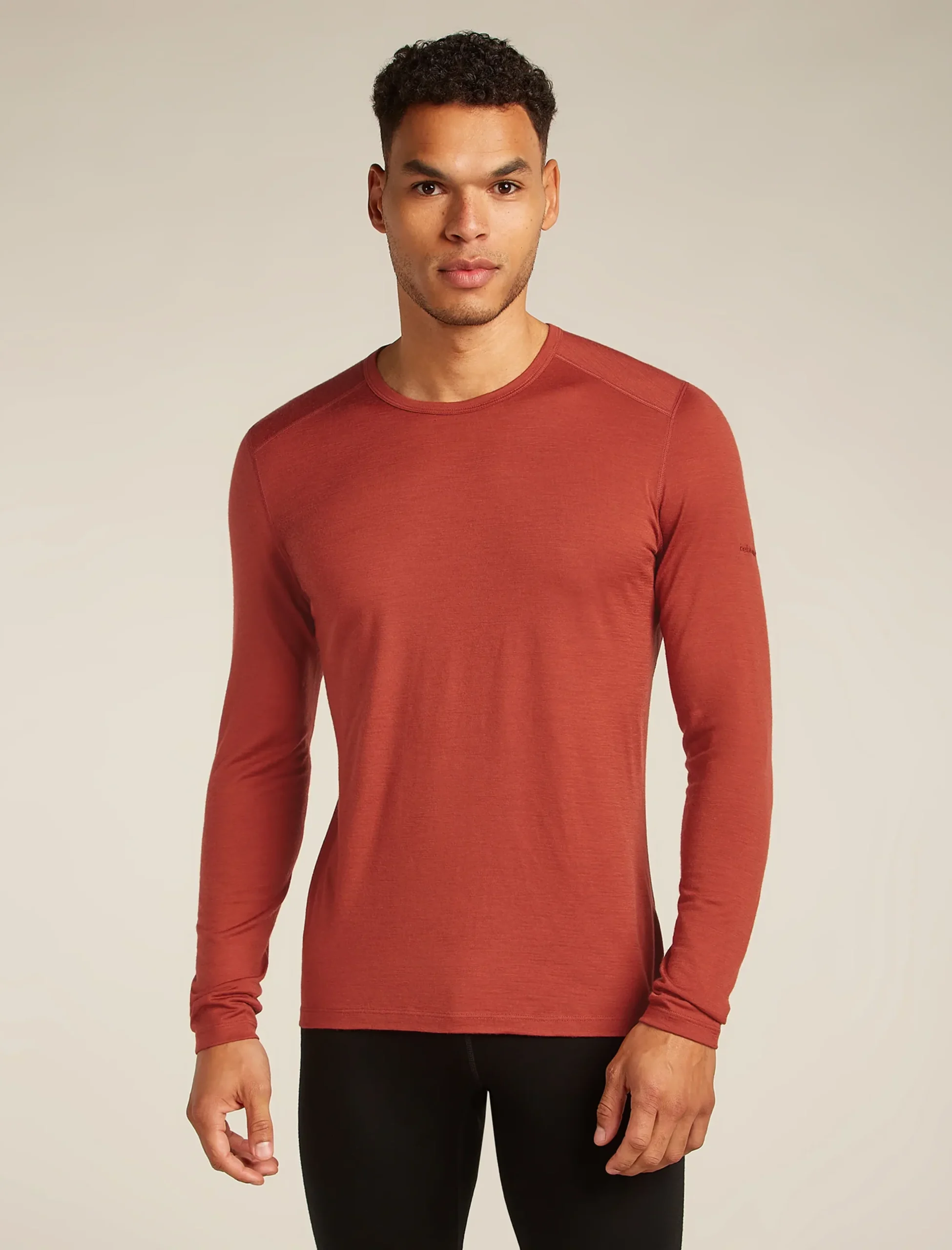 Merino 200 Oasis Thermo-Langarmshirt mit Rundhalsausschnitt Herren