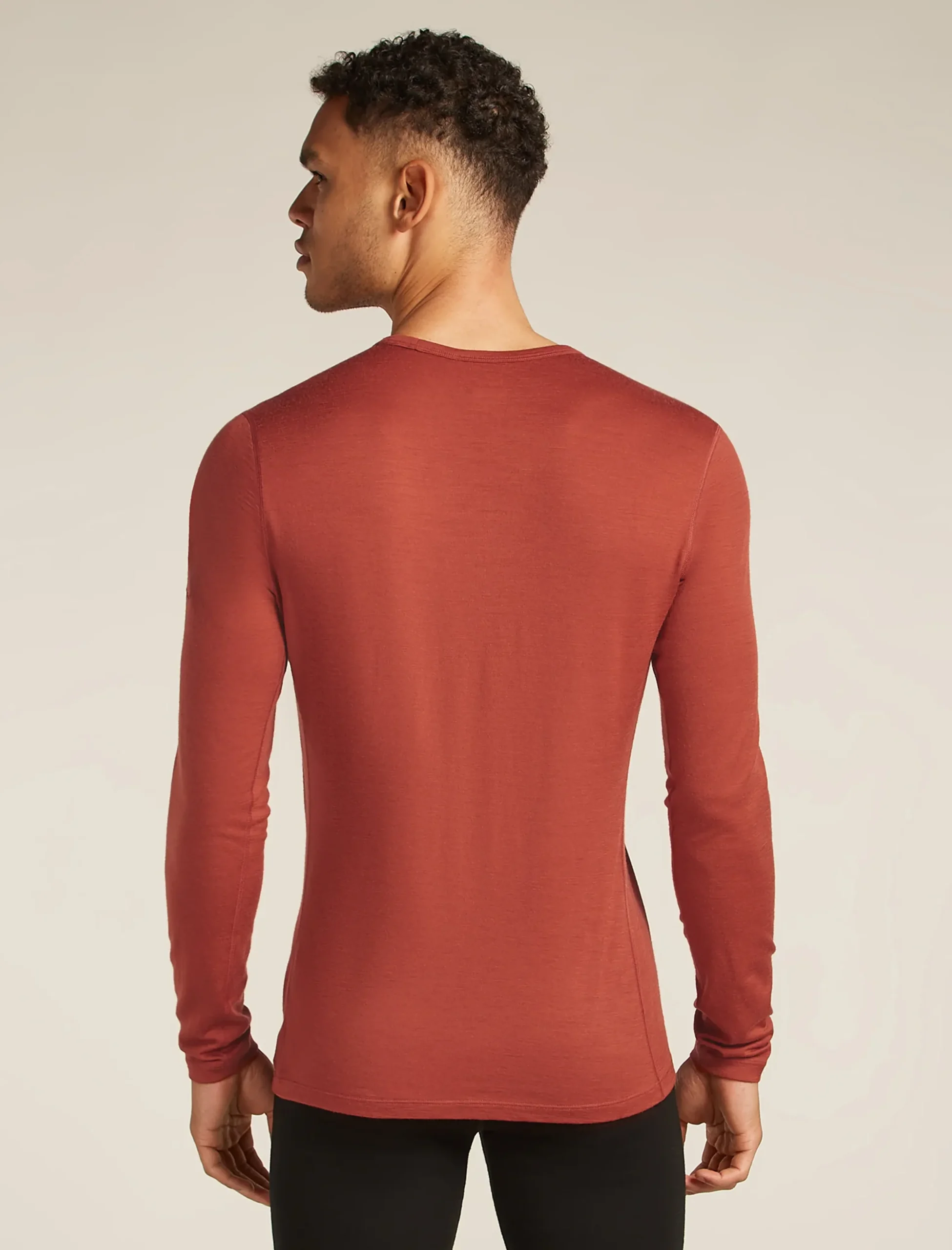 Merino 200 Oasis Thermo-Langarmshirt mit Rundhalsausschnitt Herren