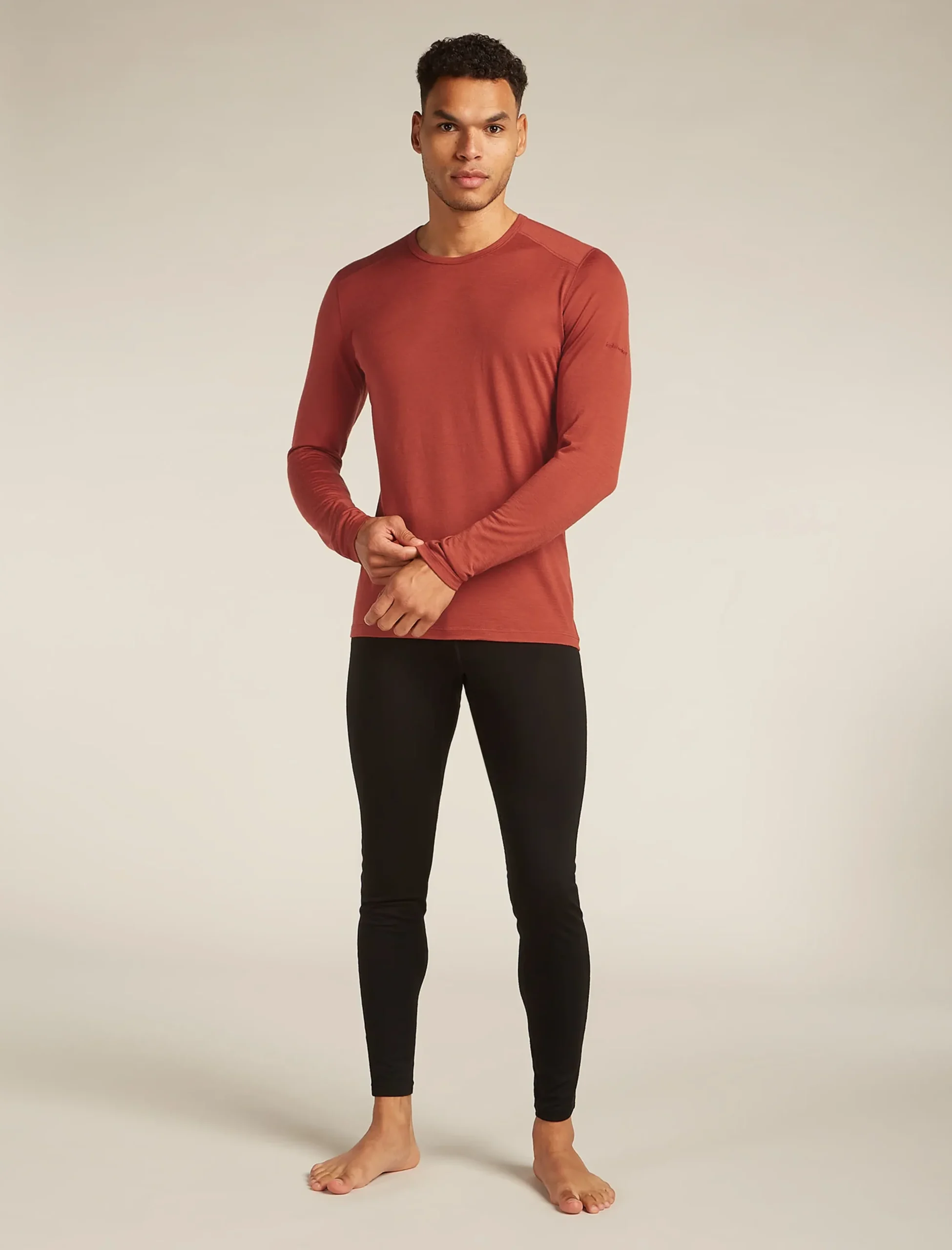 Merino 200 Oasis Thermo-Langarmshirt mit Rundhalsausschnitt Herren