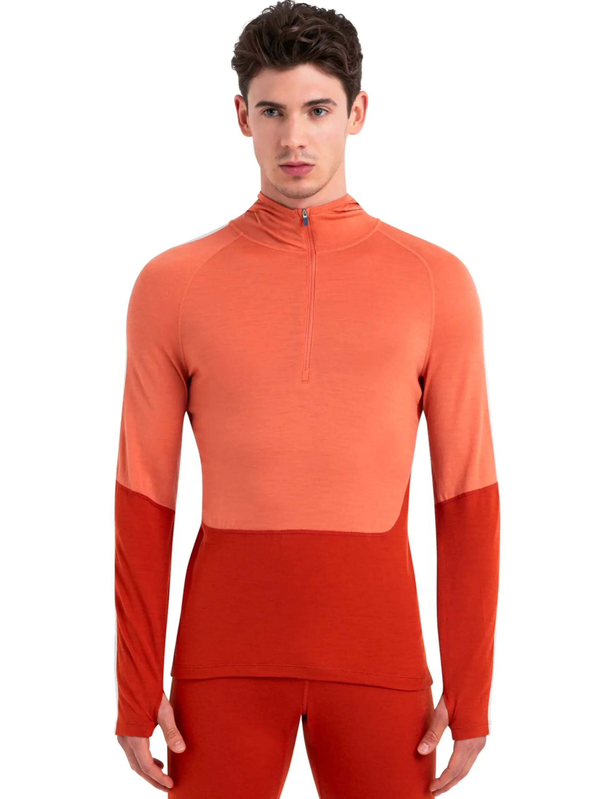 Merino 200 Sonebula Half-Zip-Thermo-Kapuzenshirt Herren