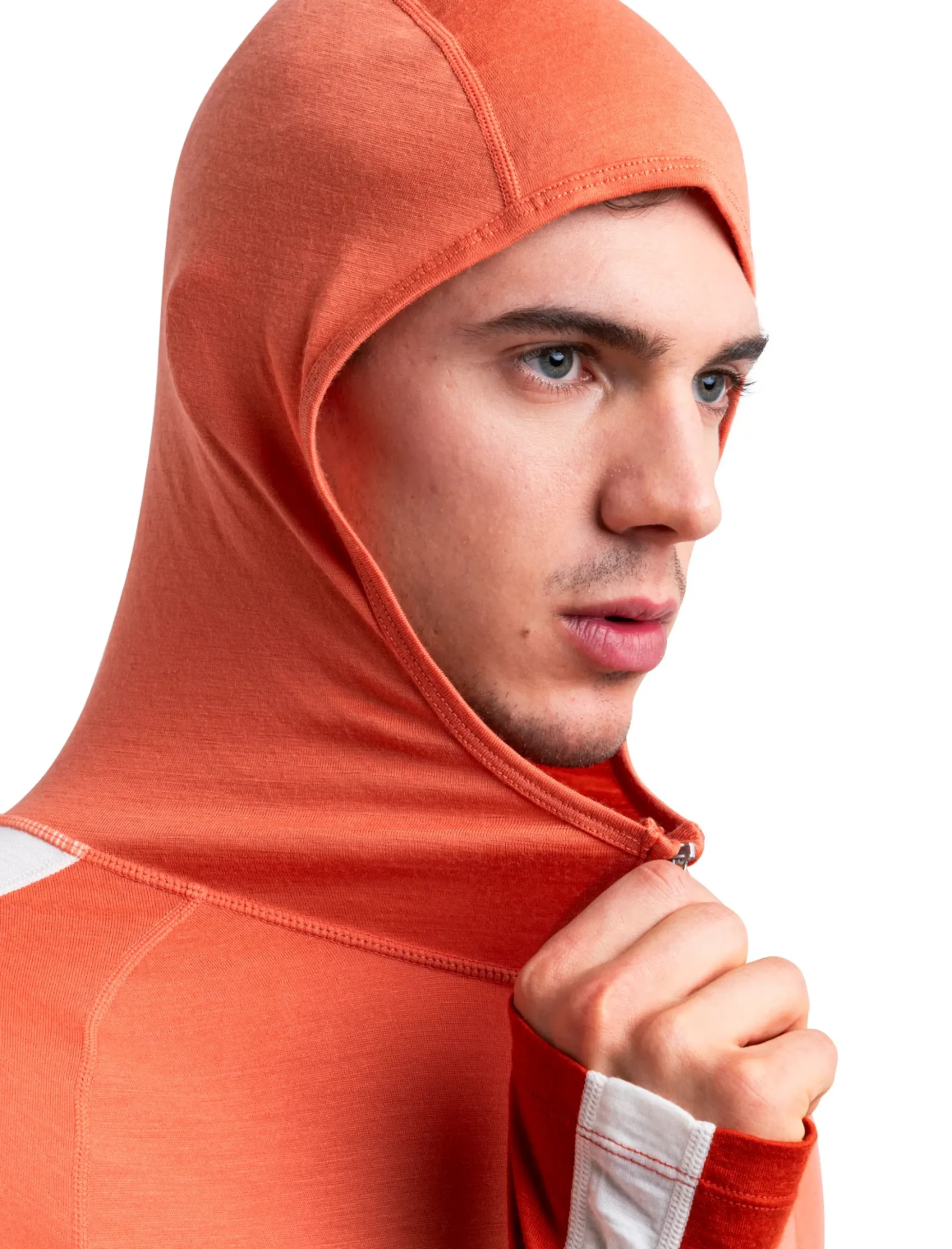 Merino 200 Sonebula Half-Zip-Thermo-Kapuzenshirt Herren