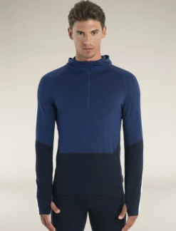 Merino 200 Sonebula Half-Zip-Thermo-Hoodie Herren
