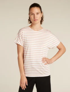 Merino Blend Drayden Reversible T-Shirt Stripe Damen