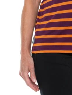 Merino Drayden Reversible T-Shirt Stripe Damen