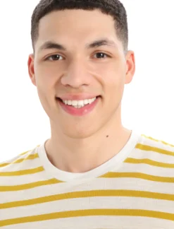 Merino Drayden T-Shirt Stripe Herren