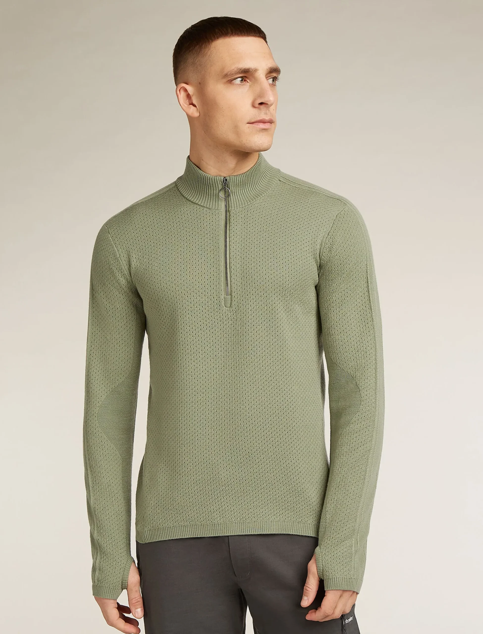 Merino icebreaker Anniversary Original Half Zip Pullover Herren