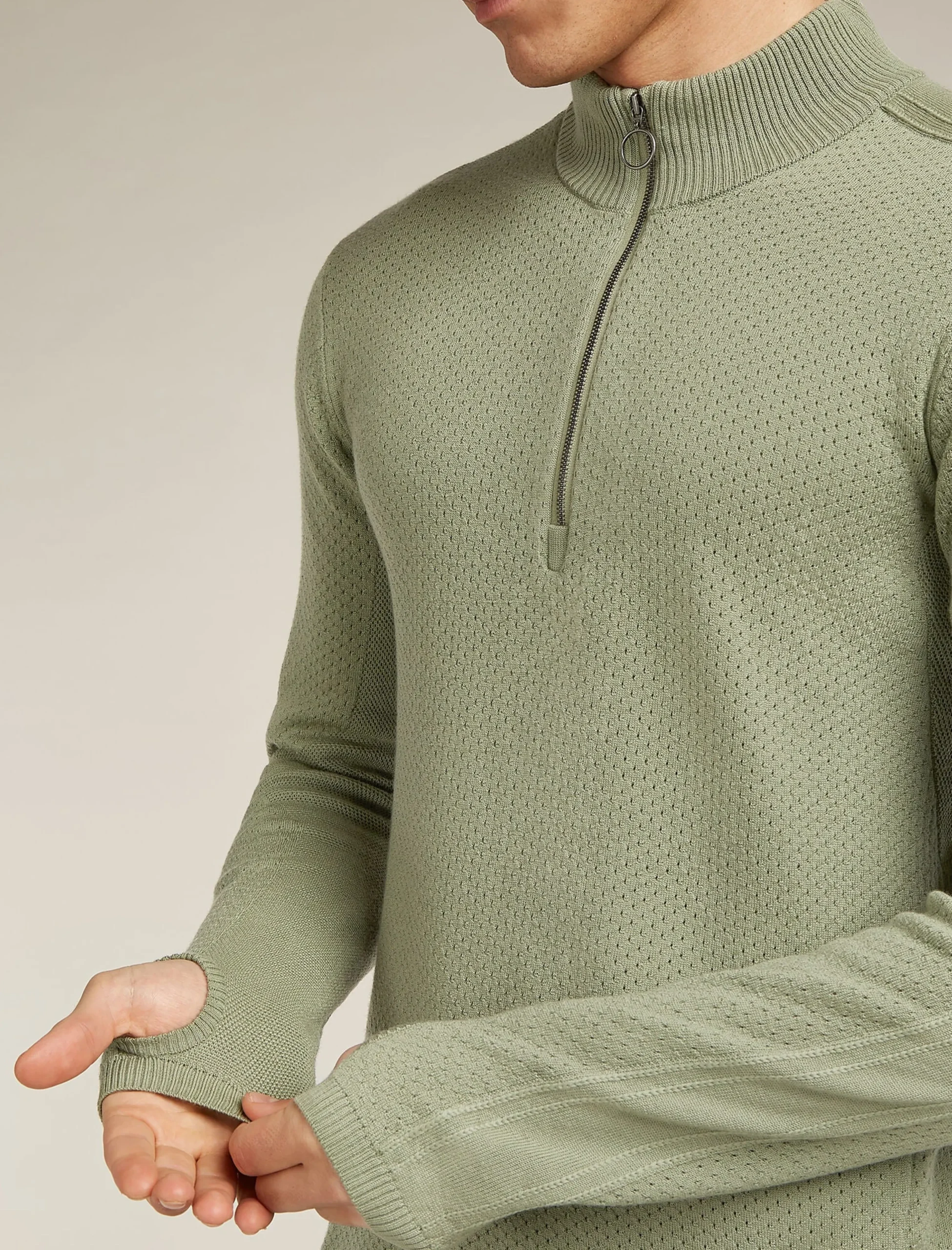 Merino icebreaker Anniversary Original Half Zip Pullover Herren