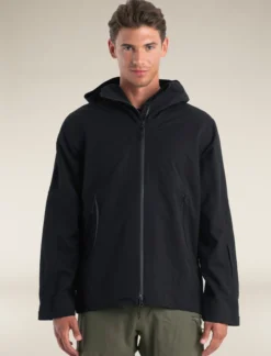 Merino Shell+™ Peak Kapuzenjacke Herren