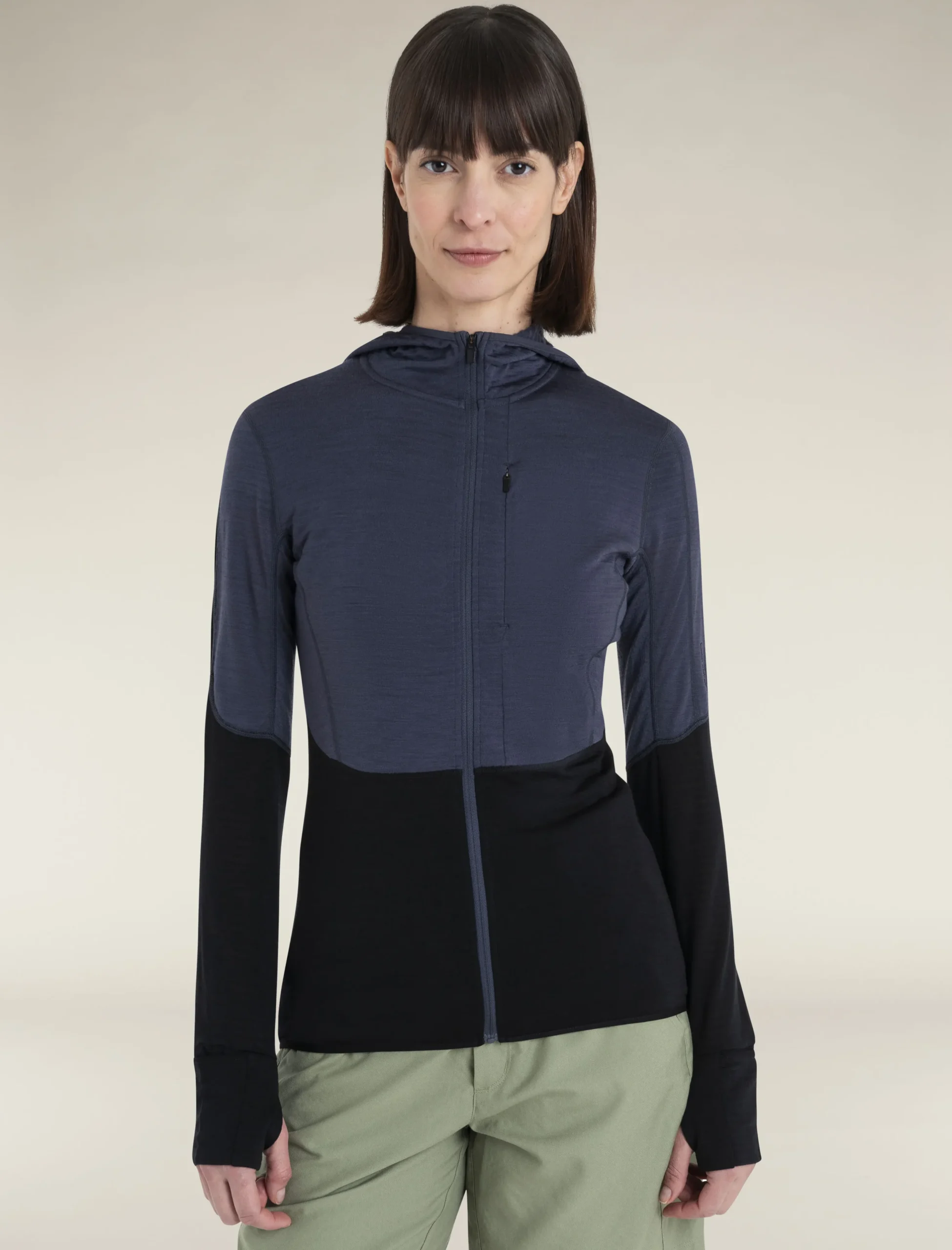 Merinomix 200 Realfleece™ Descender Zip-Hoodie Damen