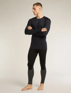 Merinomix 125 ZoneKnit™ Thermo-Langarmshirt mit Rundhalsausschnitt Herren