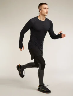 Merinomix 125 ZoneKnit™ Thermo-Langarmshirt mit Rundhalsausschnitt Herren