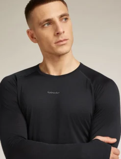 Merinomix 125 ZoneKnit™ Thermo-Langarmshirt mit Rundhalsausschnitt Herren