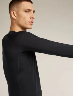 Merinomix 125 ZoneKnit™ Thermo-Langarmshirt mit Rundhalsausschnitt Herren