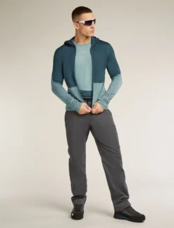 Merinomix 125 ZoneKnit™ Thermo-Langarmshirt mit Rundhalsausschnitt Herren
