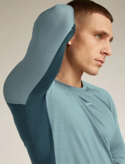 Merinomix 125 ZoneKnit™ Thermo-Langarmshirt mit Rundhalsausschnitt Herren
