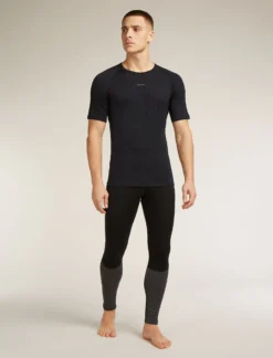 Merinomix 125 ZoneKnit™ Thermo-Kurzarmshirt mit Rundhalsausschnitt Herren