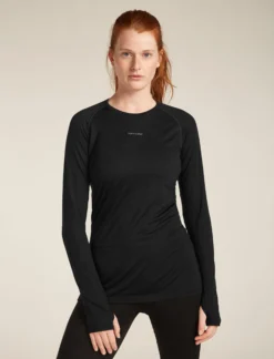 Merinomix 125 ZoneKnit™ Thermo-Langarmshirt mit Rundhalsausschnitt Damen