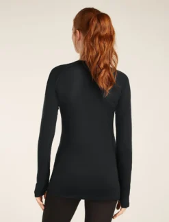 Merinomix 125 ZoneKnit™ Thermo-Langarmshirt mit Rundhalsausschnitt Damen