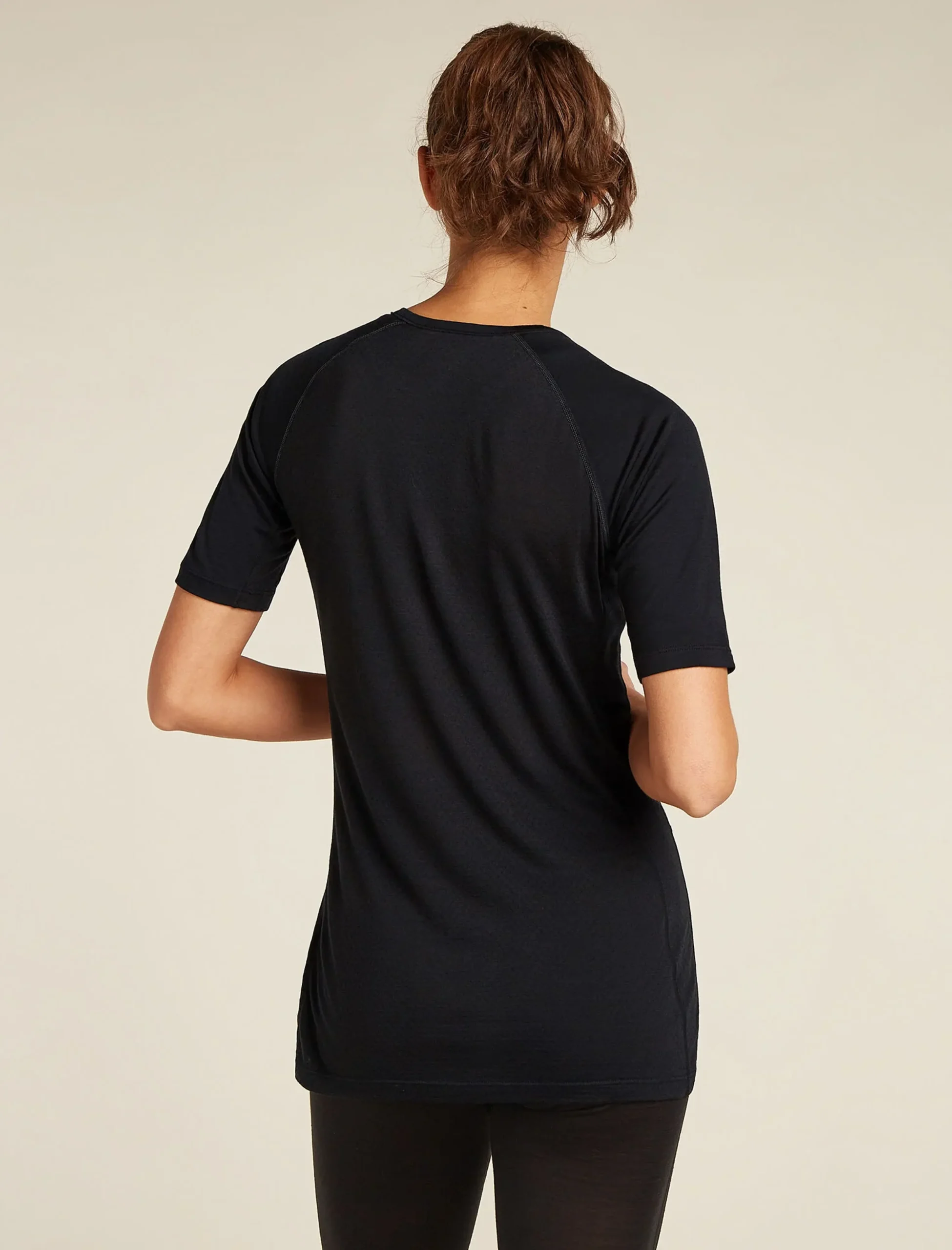 Merinomix 125 ZoneKnit™ Thermo-Kurzarmshirt mit Rundhalsausschnitt Damen