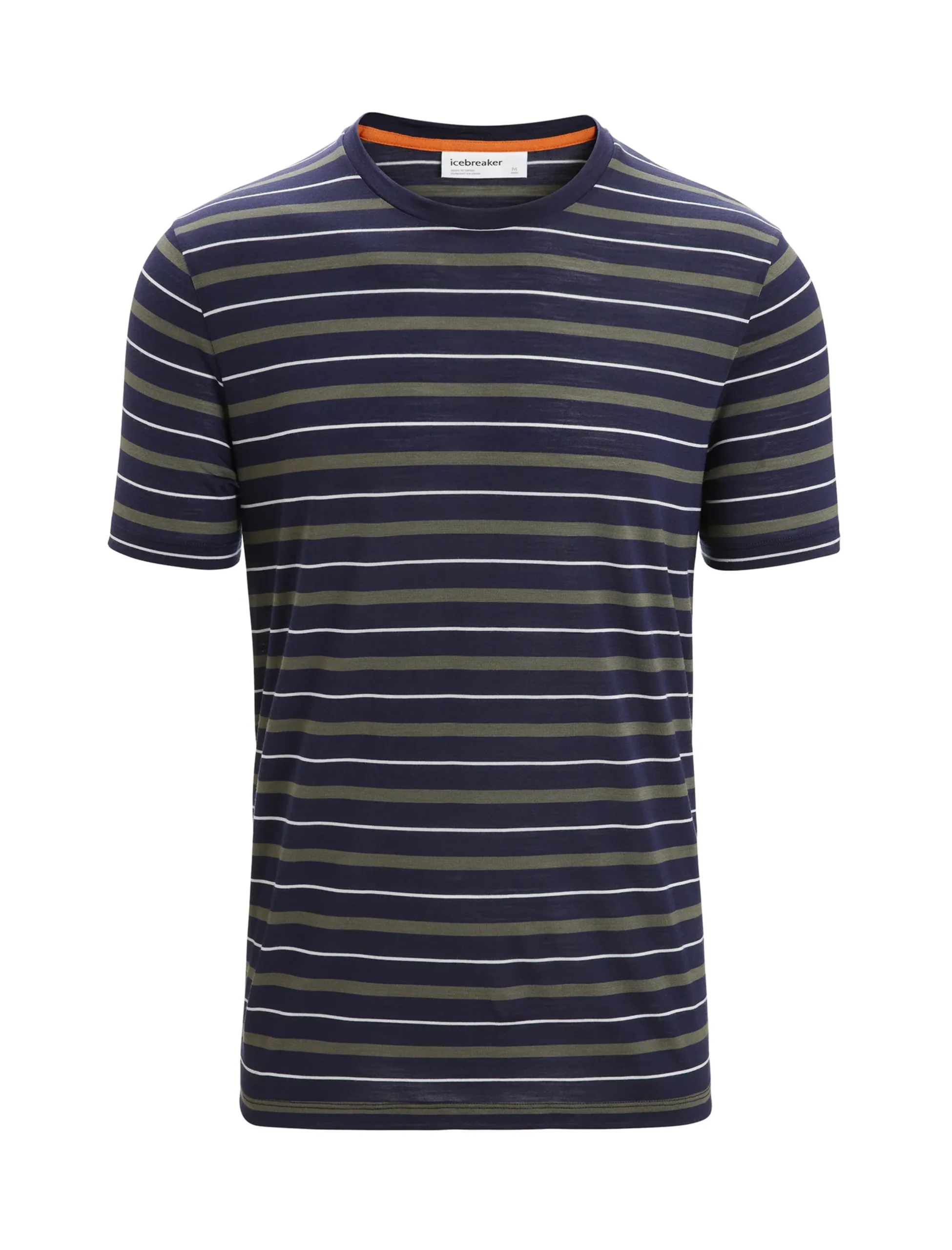 Merinomix Wave T-Shirt Stripe Herren